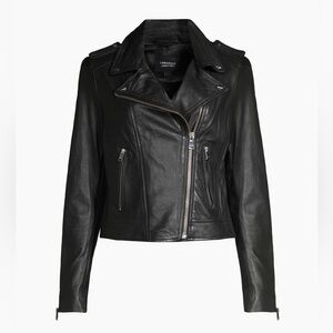 Lamarque Women's Sleek Black Leather Jacket